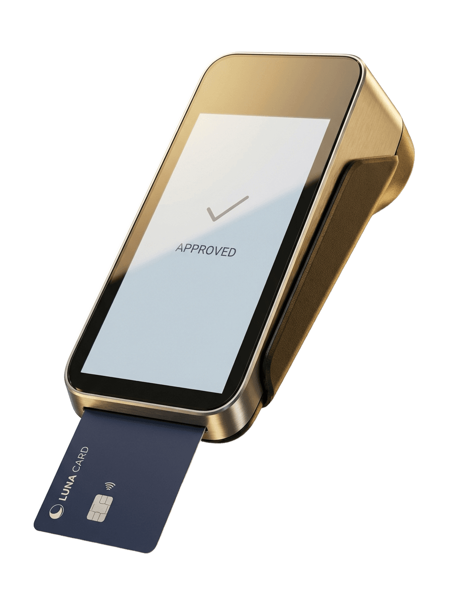 Terminal de paiement sécurisé avec carte bancaire